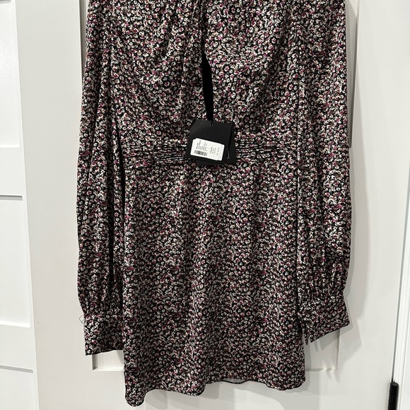 MAC DUGGAL
Floral-Print Bubble-Sleeve Dress SZ6 - Picture 3 of 4